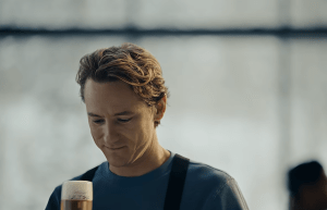 Lewis Pullman in Michelob Ultra Super Bowl LX commercial